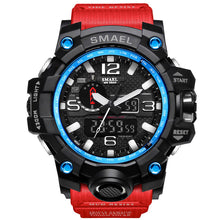 Load image into Gallery viewer, SMAEL Sport Watch Men Waterproof S Shock Dual Time Wristwatch mens watches top brand luxury 1545 Watch LED Men&#39;s Wristwatches