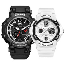 Load image into Gallery viewer, SET couple&#39;s sport watches fashion SMAEL led wristwatches waterproof hot-sell relógio masculino resistance 1509 1632Watch for M