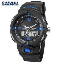 Load image into Gallery viewer, SMAEL 2019 Luxury Brand Watch Men Military Watches Sport Quartz Wristwatches Male Big Watch Led 8017 Men Watches Water Resistant