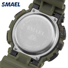 Load image into Gallery viewer, Military Digital Men Watches SMAEL New fashion Watch digital LED Clock 50M Waterproof Army Watches Sport 8013 CamoWatch for male