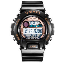 Load image into Gallery viewer, SMAEL Digital Wristwatches Luxury Brand Big Men Clock Cool Sport Watches for Men 50M Waterproof 0931 Men Watches Stainless Steel