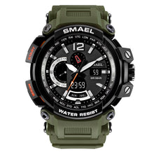 Load image into Gallery viewer, SMAEL Brand LED Watch Waterproof 50M Sport Wrist Watches Stopwatch 1702 Grey Military Watch Digital LED Clock Army Watch for Men