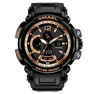 SMAEL Brand Men Watches Clock Men Military Army Sport LED Digital Wristwatch Alarm Date 1702 relogio masculino esportivo militar