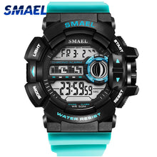 Load image into Gallery viewer, LED Digital Wrsitwatches Army Watch SMAEL Luxury Brand Cool Men Watches Waterproof 1436B Military Watches Sport Watches for Men