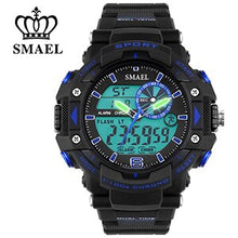 Load image into Gallery viewer, SMAEL Sports Watches Men S Shock LED Digital Military Watches G Style 50m Waterproof Wristwatch 1379 montre homme Military Watch