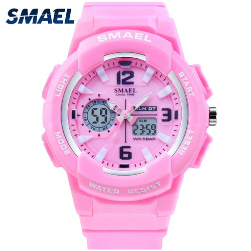 SMAEL Kids Digital Watches Boys Clock Men Sport Watch Waterproof Kids LED display relogio1643 Children Watches for girls Digital