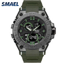 Load image into Gallery viewer, New Military Watch Sport 50M Waterproof  Men Watch Digital Quartz Dual Time Wrist Watch 8003 Gifts Male Clock Relogio Masculino