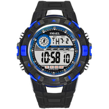 Load image into Gallery viewer, Military Watches Army LED SMAEL Relojes Hombre Men Watch Big Waterproof Sport Watches 1506B Silicone Digital Wrsit Watch for Men