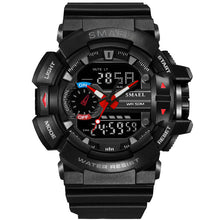 Load image into Gallery viewer, Men Watches Military Dual Time Display Wristwatch Male Clock Fashion Casual Watch 1436 LED Digital Watches Sport Wrist Watch Man