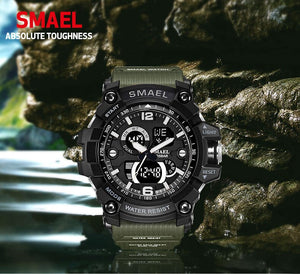 Sport Watches Analog Digital LED Backlight Men Sport Watch relogio masculino Military Watches Army 1617C Wateproof Digital Watch