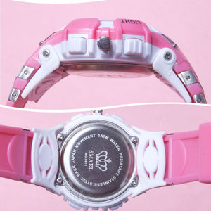 Girls Outdoor SMAEL LCD Digital Watches Shock Resistant Sport for Watches Alarm Clock 0616C Children 50M Waterproof Wristwatches