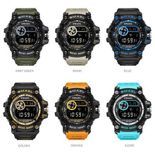 Load image into Gallery viewer, Watch Set Military Mens SMAEL Watches Waterproof Stop Watch Running Clock Sets 8001 8010 reloj mujer Mens Watches Luxry Brand