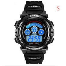 Load image into Gallery viewer, SMAEL Kids Watches Boys Quartz Wristwatches Student Sport Watches 50M Waterproof Alarm Clock 0508 Children Watches LED Digital