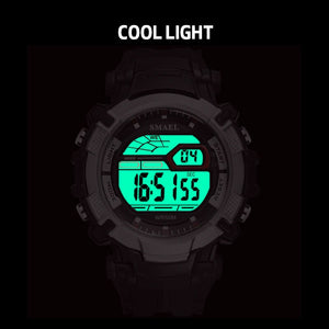 Mens Led Watches SMAEL Digital Clock Alarm Waterproof Led Sport Male Clock Wristwatches 1620 Top Brand Luxury Sports Watches Men