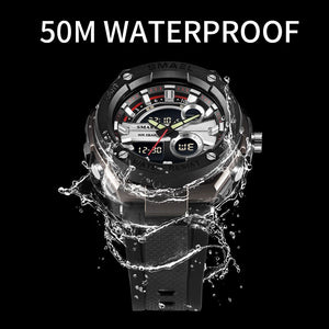 Men Military Watches Brand Luxury SMAEL Sport Quartz Wristwatches Male Watches relogio Digital 1625 Sport Watches Waterproof Men