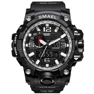 Military Watch Digital SMAEL Brand Watch S Shock Men's Wristwatch Sport LED Watch Dive 1545B 50m Wateproof Fitness Sport Watches