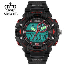 Load image into Gallery viewer, SMAEL Sports Watches Men S Shock LED Digital Military Watches G Style 50m Waterproof Wristwatch 1379 montre homme Military Watch