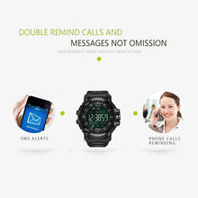 Load image into Gallery viewer, 50Meters Swim Dress Sport mens Watches Smael Brand Army Green Style Fashion Big dial Watches Men Digital Sport Male Clock 1617B