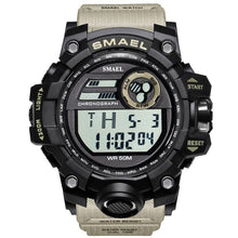 Load image into Gallery viewer, Men Watches Sport Military SMAEL S Shock Relojes Hombre Casual LED Clock Digital Wristwatches Waterproof 1545D Sport Watch Alarm