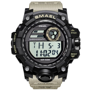 Men Watches Sport Military SMAEL S Shock Relojes Hombre Casual LED Clock Digital Wristwatches Waterproof 1545D Sport Watch Alarm