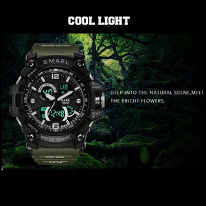 Sport Watches Analog Digital LED Backlight Men Sport Watch relogio masculino Military Watches Army 1617C Wateproof Digital Watch