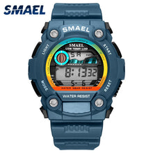 Load image into Gallery viewer, SMAEL automatic sport men&#39;s watch top Brand Luxury 50m waterproof digital wristwatches for male 1423Led men Casual digital Watch