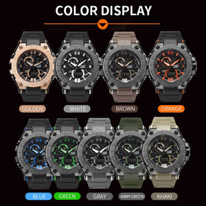 NEW Wrist Watch For Men Black Waterproof 50M Shock Resitant Digital Watch Men Military Clock 8003 Male Clock Relogio Masculino