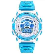 Load image into Gallery viewer, Children Watches for Girls Digital SMAEL LCD Digital Watches Children 50M Waterproof Wristwatches 0704 LED Student Watches Girls