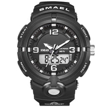 Load image into Gallery viewer, SMAEL 2019 Luxury Brand Watch Men Military Watches Sport Quartz Wristwatches Male Big Watch Led 8017 Men Watches Water Resistant