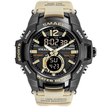 Load image into Gallery viewer, 2019 Men Watches SMAEL Sport Watch Waterproof 50M Wristwatch Relogio Masculino Militar 1805 Men&#39;s Clock Digital Military Army