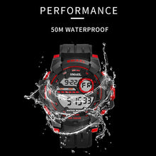 Load image into Gallery viewer, Sport Watch Waterproof LED SMAEL SShock Resist Military Men Watch Automatic Mechanical 1712 Digital Wristwatches Luxury Brand