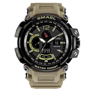 SMAEL Brand Men Watches Clock Men Military Army Sport LED Digital Wristwatch Alarm Date 1702 relogio masculino esportivo militar