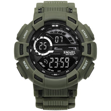 Load image into Gallery viewer, Sport Watches Camouflage Watch Band SMAEL Men Watch 50m Waterproof Top S Shock Watch Men LED 1366 Digital Wristwatches Military