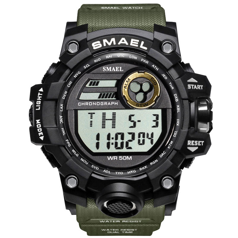 Men Watches Sport Military SMAEL S Shock Relojes Hombre Casual LED Clock Digital Wristwatches Waterproof 1545D Sport Watch Alarm