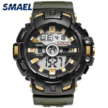 Load image into Gallery viewer, LED Bracelet Digital Waches SMAEL Brand Luxury Clock Men Military Watches Alarm relogio montre1532B Men Watches Sport Waterproof