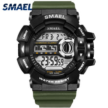 Load image into Gallery viewer, Military Watches Sport Watches for Men SMAEL Male Watch S Shock Resistant Men Watches Waterproof 1436B LED Digital Wrsitwatches