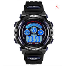 Load image into Gallery viewer, SMAEL Kids Watches Boys Quartz Wristwatches Student Sport Watches 50M Waterproof Alarm Clock 0508 Children Watches LED Digital