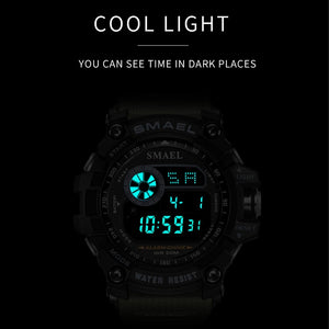 SMAEL Men Watches Military Army LED Digital Wristwatch relogio masculino Clock Men Big Dial 8010 Digital Watches Sports Outdoor