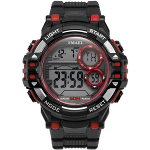 Digital Wrsitwatches Sports Outdoor SMAEL New Watches Black Men Watch Automatic Fashion Clock 1515 Waterproof Sport Watches LED