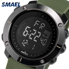 Load image into Gallery viewer, SMAEL Electronics Wristwatches Hot Men Clocks Digital Watch Sport LED Watches S-shock Big Dial 1711 Military Watches Army Strap