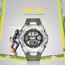 Load image into Gallery viewer, Digital Wristwatches Military SMAEL Cool S Shock Relojes Hombre Casual LED Clock Watch Men Big Dial1340 Sport Watches Waterproof