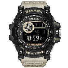 Load image into Gallery viewer, SMAEL Digital Watches Men Big Dial Sport Watch Running 50M Waterproof LED Clock Digital Watch Light 8010 Men Digital Watch Sport