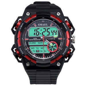 Men's Watch Sport LED Clock Fashion Casual Watches Military Waterproof Quartz Watch mens watches top brand luxury relogio WS1438