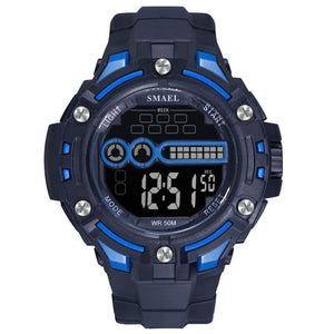 Digital Wristwatches Waterproof SMAEL Watch Top Brand S Shock Montre Men Watches Digital LED 1526 Mens Military Watches Sports