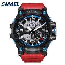 Load image into Gallery viewer, Smael Watch Sport Men&#39;s Wristwatch LED Digital Clock Waterproof Dual Time Wristwatch Military Watch 1617 Mens Watches Military