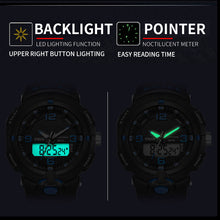 Load image into Gallery viewer, SMAEL 2019 Luxury Brand Watch Men Military Watches Sport Quartz Wristwatches Male Big Watch Led 8017 Men Watches Water Resistant