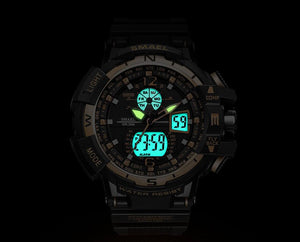 Gold Sport Men Watches S Shock Brand Watch relogio militar Men Wrist Watch Quartz  Digital 1376C  montre homme LED Watches Men