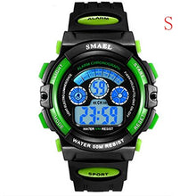 Load image into Gallery viewer, SMAEL Kids Watches Boys Quartz Wristwatches Student Sport Watches 50M Waterproof Alarm Clock 0508 Children Watches LED Digital