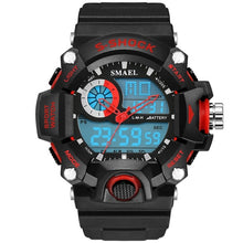 Load image into Gallery viewer, SMAEL Outdoor Sport Watches Miliraty Army Men Wristwatch with Pu Strap Perfect Gift Casual Sport Watch  Automatic Watch WS1385