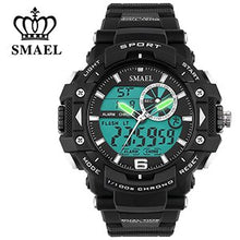 Load image into Gallery viewer, SMAEL Sports Watches Men S Shock LED Digital Military Watches G Style 50m Waterproof Wristwatch 1379 montre homme Military Watch